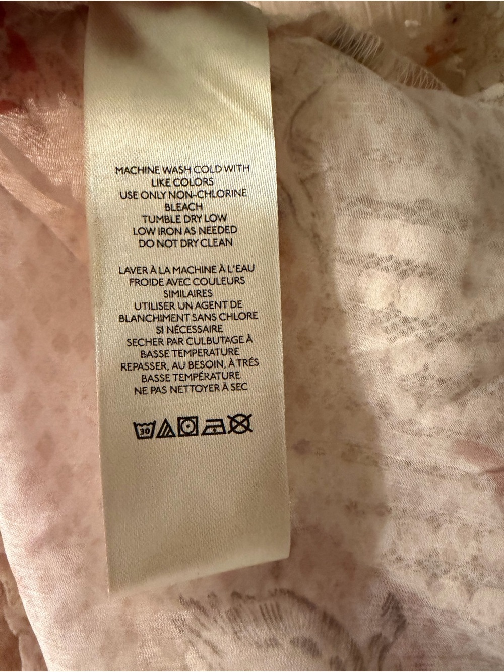 Free People Daniella Maxi Skirt Sheer Floral Soft Pink NWT sz M - Picture 7 of 8